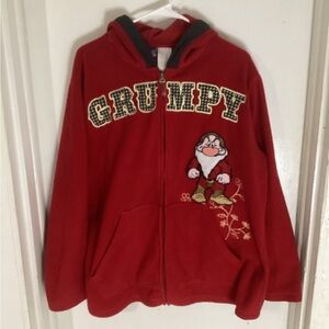 World of Disney Vintage Grumpy Zip Up Size 2XL